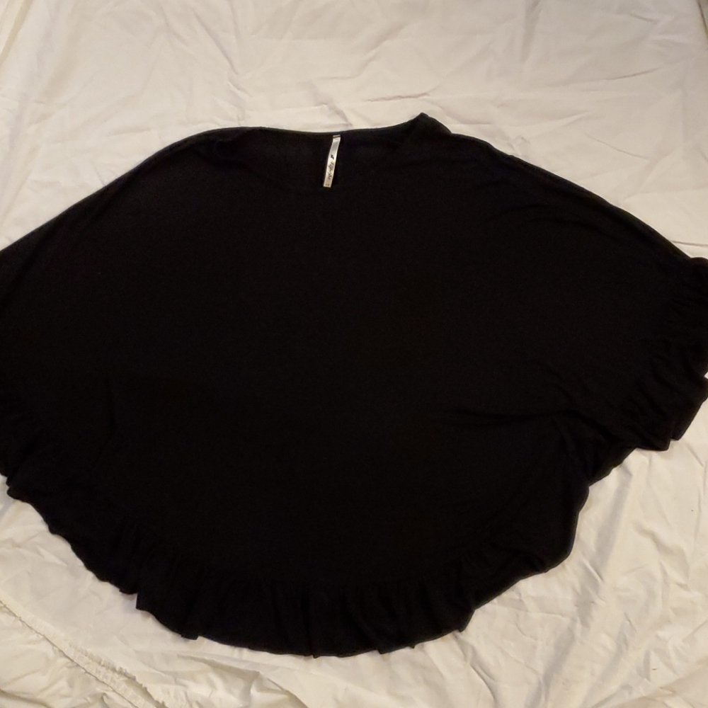 42pops ruffle hem dolman tunic
